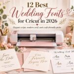 12 Best Wedding Fonts for Cricut in 2026