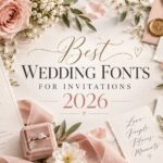 10 Best Wedding Fonts for Invitations in 2026